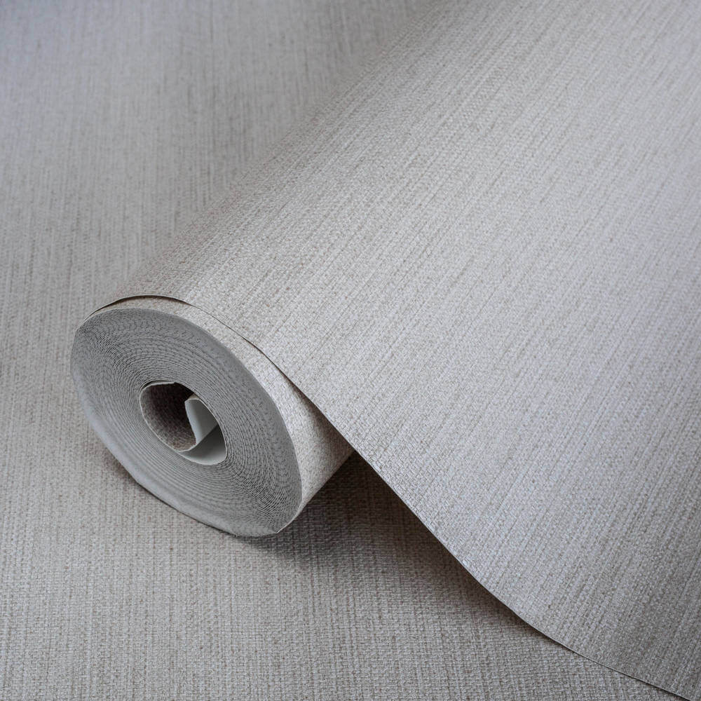 Adawall Alfa 3707-3 Natural Fabric Burlap Texture Behang - L 15,6m x B 1,06m