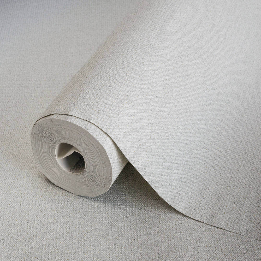 Adawall Alfa 3719-3 Rough Natural Linen Fabric Behang - L 15,6m x B 1,06m