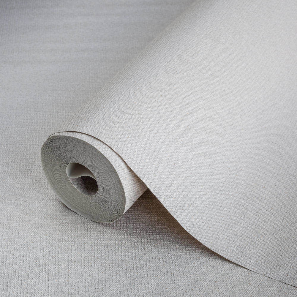 Adawall Alfa 3719-4 Rough Natural Linen Fabric Behang - L 15,6m x B 1,06m