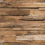 Adawall Anka 1612-2 Volumetric Wooden Tiles Behang - L 15,6m x B 1,06m
