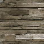 Adawall Anka 1612-3 Volumetric Wooden Tiles Behang - L 15,6m x B 1,06m