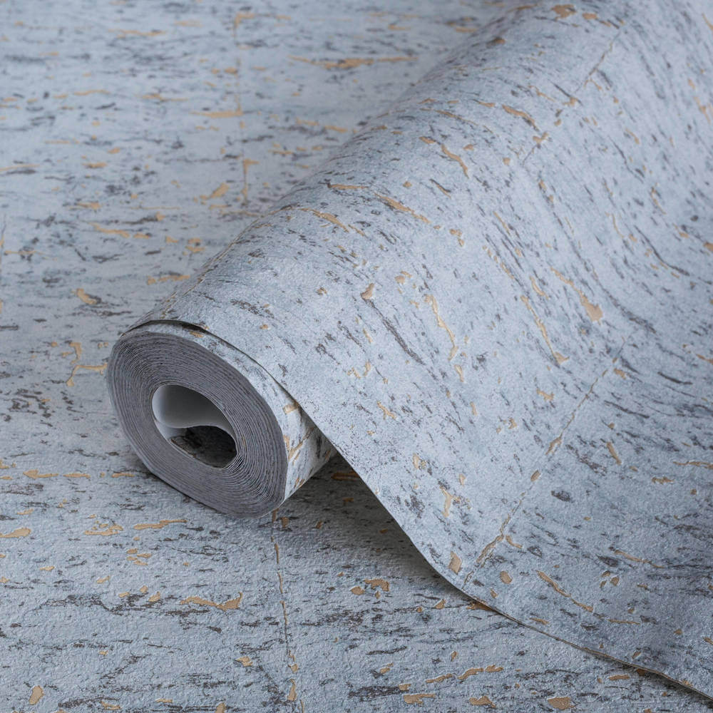Adawall Indigo 4701-5 Textured Plain Behang - L 10m x B 1,06m