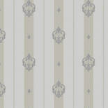 Adawall Seven 7804-3 Striped Neoclassical Discreet Ornament Behang - L 10m x B 1,06m