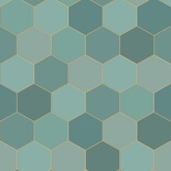 Hexagon behang