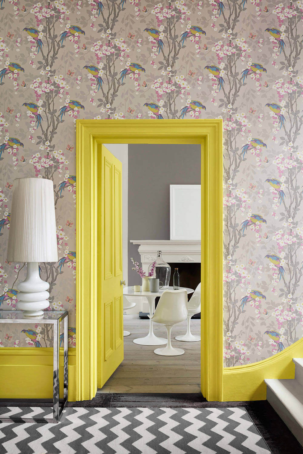Behang Little Greene Archive Trails II Loriini Dorain