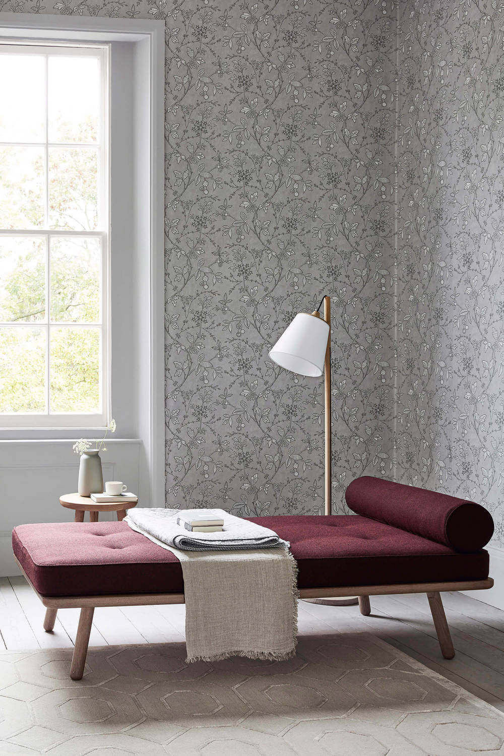 Behang Little Greene Archive Trails II Wrest Trail Lead