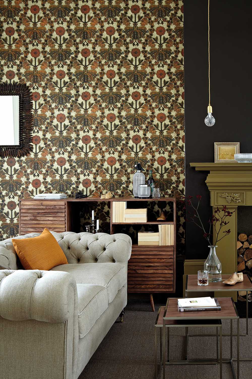Behang Little Greene London Wallpapers III New Bond Street 1690 Burnish