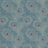 Behang Little Greene London Wallpapers V Carlton House Terrace Blue Plume