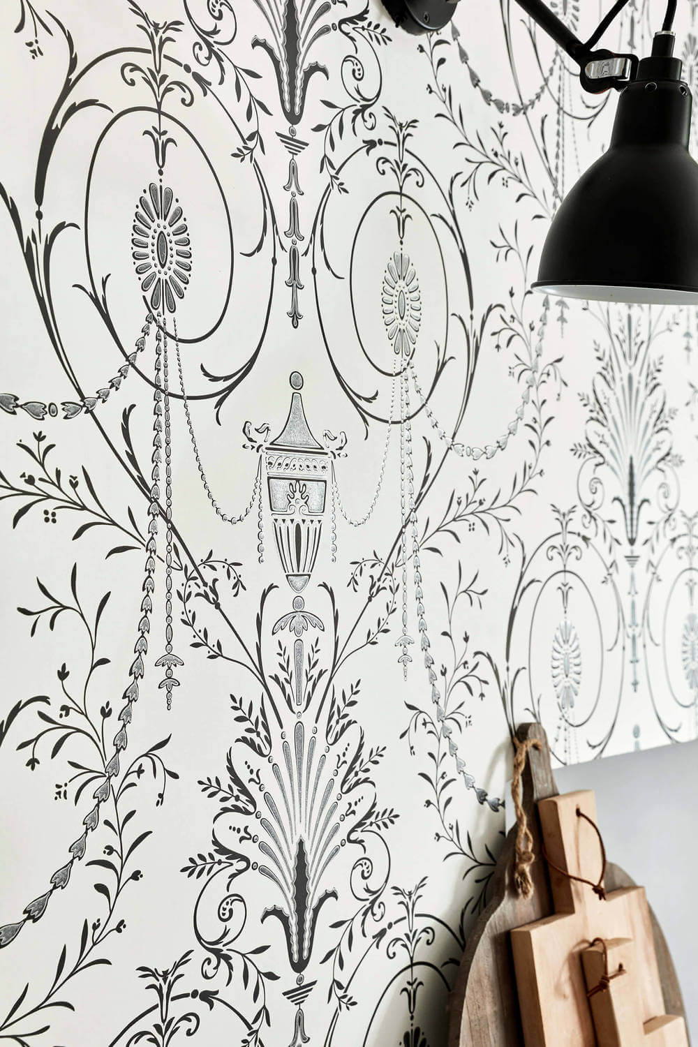 Behang Little Greene London Wallpapers V Marlborough Glace
