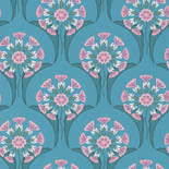 Behang Little Greene National Trust Papers Hencroft Azure