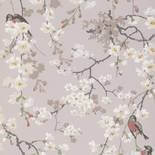 Behang Little Greene National Trust Papers II Massingberd Blossom Grey