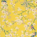 Behang Little Greene National Trust Papers II Massingberd Blossom Yellow