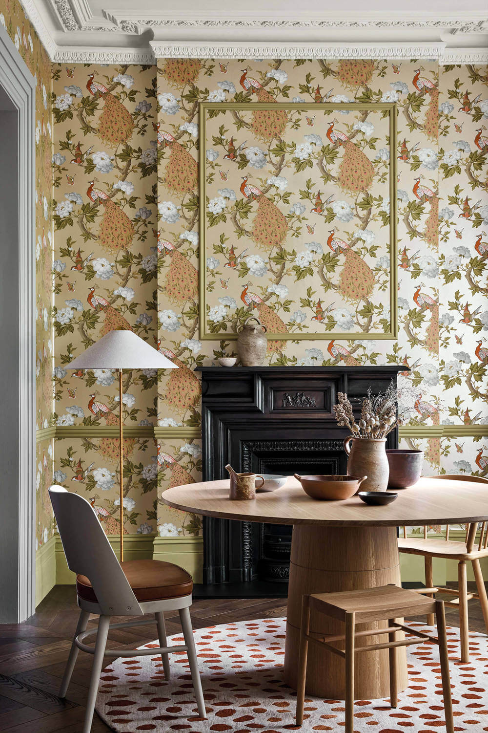 Behang Little Greene National Trust Papers Pavona Gina