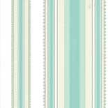 Behang Little Greene Painted Papers Colonial Stripe 1840 Classic Blue