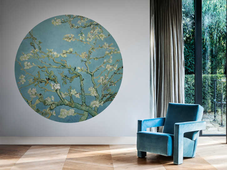 BN Walls Circles | Almond Blossom by Van Gogh 300331 Behangcirkel