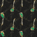 Khroma by Masureel Folies FOL601 Kardinal Emerald Behang