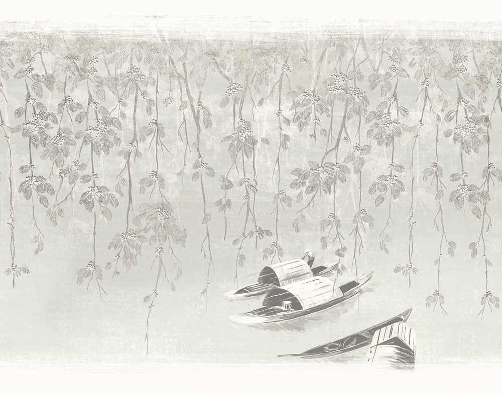 Khroma by Masureel Kimono DGKIM2012 River Mist Behang