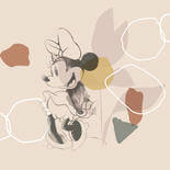 Komar Into Adventure Minnie Mouse Soft Shapes IADX7-047 Behang