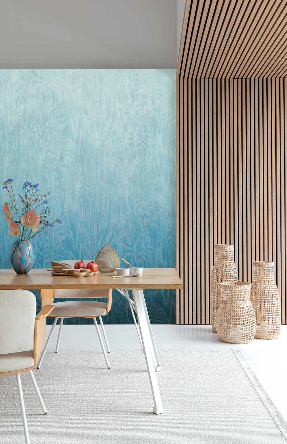 Masureel Wall Designs IV DG4MOI1031-260 Moire Blue Behang