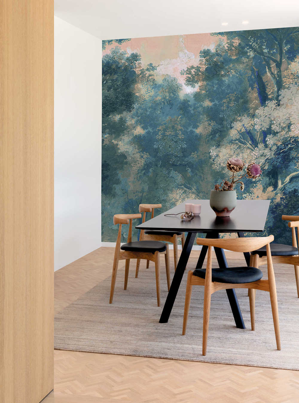 Masureel Wall Designs IV DG4WOO1011-260 Wood Blue Behang