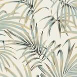 Zoom by Masureel Lotus LOT104 Palm Teal Behang